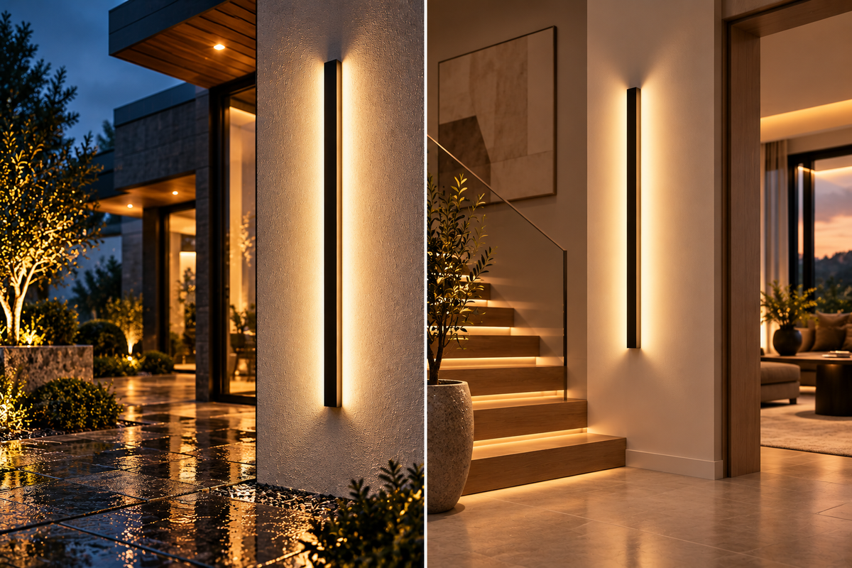 Applique Murale LED Extérieure Linéaire