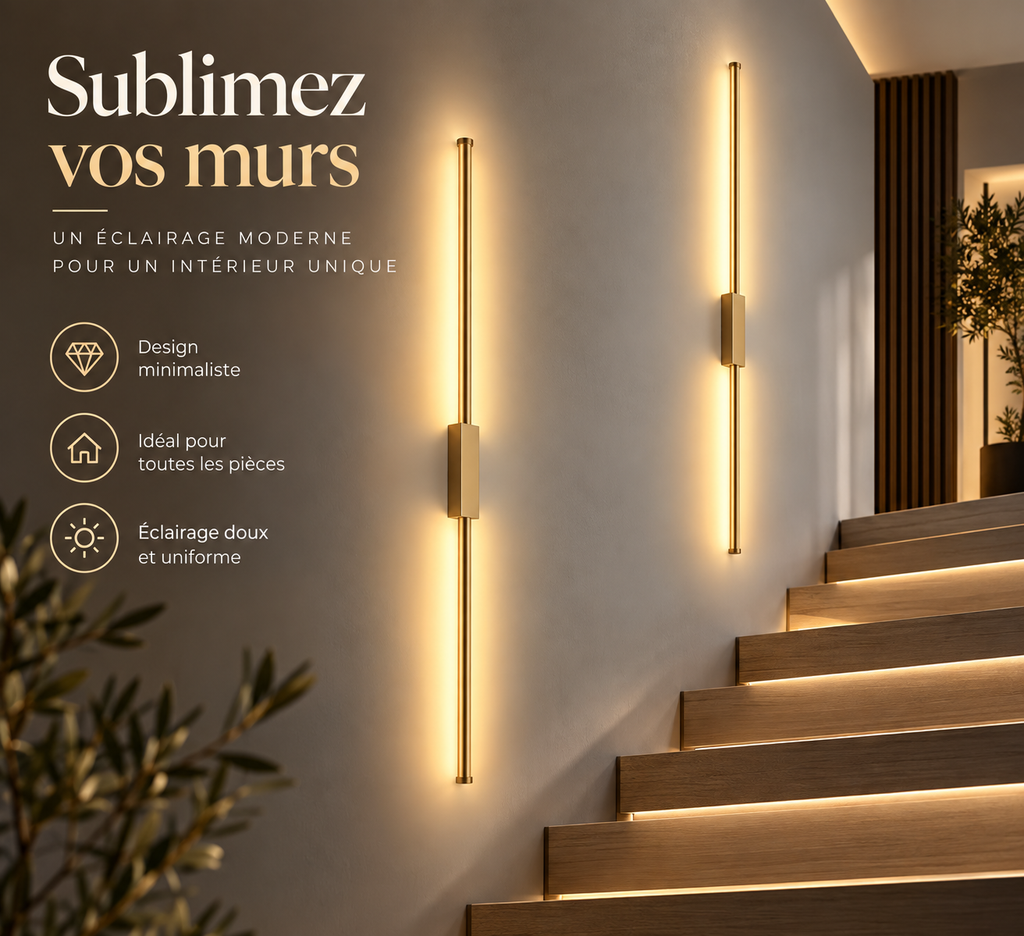 Applique Murale LED Linéaire Design