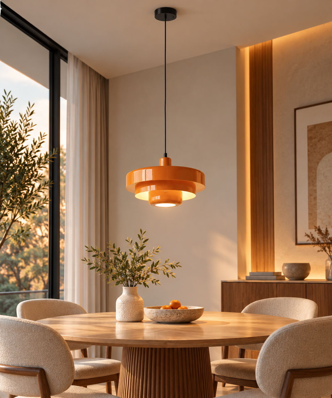 Suspension LED Design Rétro – Halo