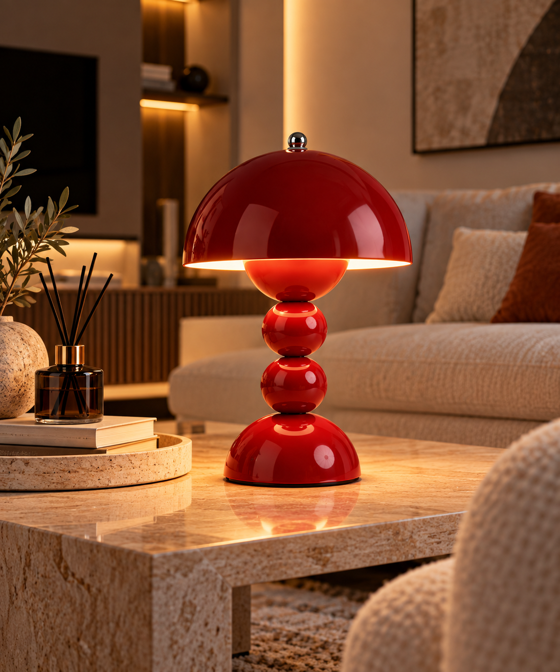 Lampe de Table LED Rechargeable Rétro