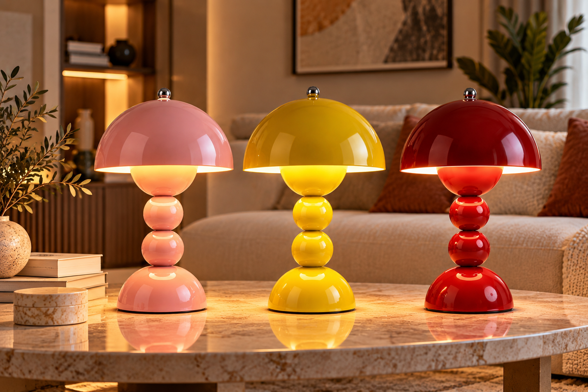 Lampe de Table LED Rechargeable Rétro