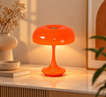 Lampe Champignon LED Orange – Tactile & Rechargeable