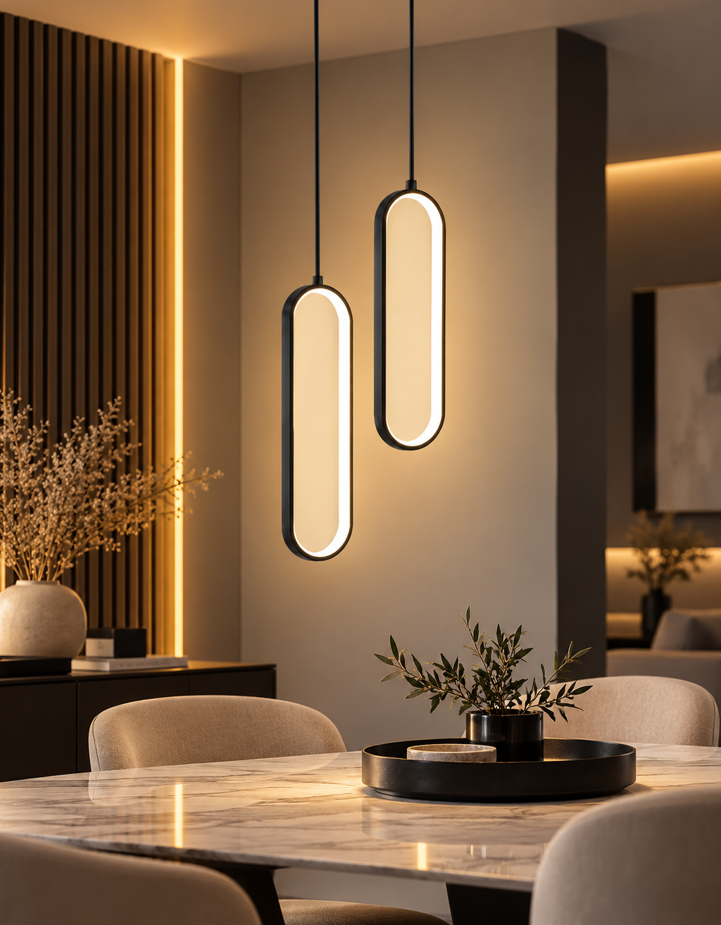 Suspension LED Élégance Contemporaine
